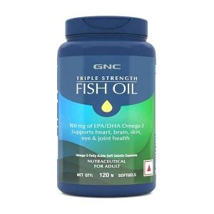 GNC Triple Strength Fish Oil SoftGel Cap  1x120