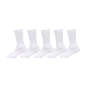 bonjour-cotton-blend-white-boys-school-socks-pack-of-5-9-10years