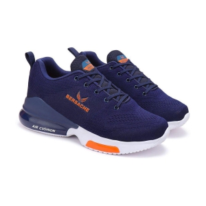 Bersache Navy Mens Sports Running Shoes - None