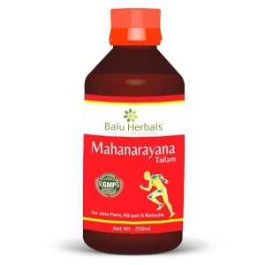 BALU HERBALS AYURVEDA Mahanarayana Thailam Oil 200 ml Pack Of 1