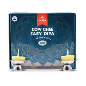 SWAHA EASY COW GHEE DIYA 1 HOUR