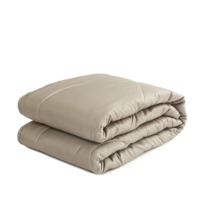 CoolBreeze All Weather Comforter Quilts blanket Light Brown By Orchid Homez 200GSM (254x244 cm)