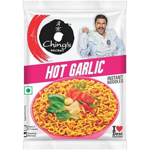 Chings Secret Hot Garlic Instant Noodles 60 G Pouch