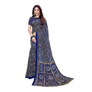 Elegant Printed Georgette Saree-Free Size