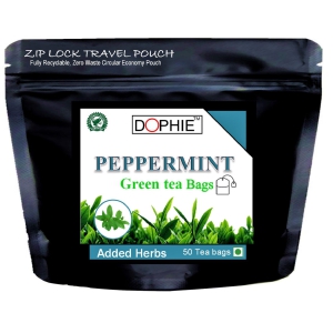 Peppermint green tea bag 50 bags