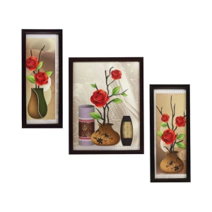 Indianara - Floral Painting With Frame