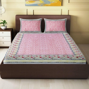 pink-floral-jaal-block-printed-king-size-double-bed-sheet-228