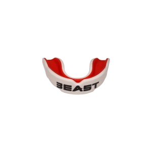 Invincible Beast & Fangs Print Mouth Guard-White Red / Beast