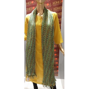 DUPATTA-FS / ORANGE-GREEN