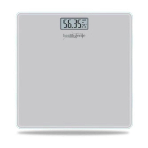 Healthgenie Electronic Digital Weighing Machine Bathroom Personal Weighing Scale-Weight-180Kg Silver