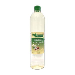 Jeevasassya Wood Pressed & Unrefined Coconut Oil 500 ML (Chekku) for Cooking, Skin, Hair & Baby Massage