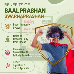 BabyOrgano Kids Immunity Booster and Height & Weight Gain Trial Combo | Swarnaprashan Drops + Herbal Chocovita Trial Pack | 100% Bases on Ayurveda