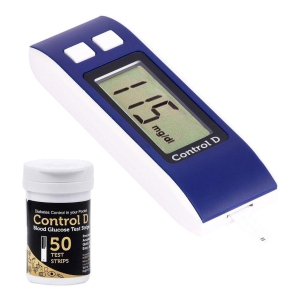 Control D 50 Strip with Glucometer