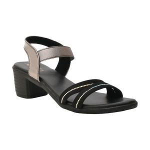 Ajanta - Black Womens Sandal Heels - None