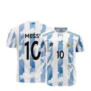 MESSI ARGENTINA HOME FOOTBALL JERSEY-XXS