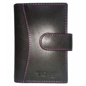 Tough Bi-Fold Brown Card Holder - Brown