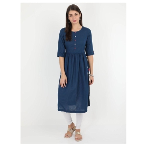 alena-navy-rayon-womens-flared-kurti-m