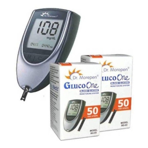 Dr. Morepen 100 Sugar Test Strips (50*2) for BG-03 Glucometer Expiry- Feb-2024