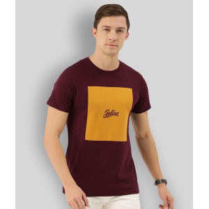 Dillinger - Maroon Cotton Regular Fit Mens T-Shirt ( Pack of 1 ) - None