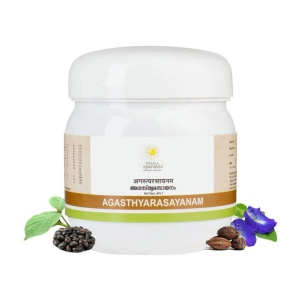 Kerala Ayurveda Agasthyarasayanam 250g, For Respiratory Tract Infections, Lung Detox, Tonic for Respiratory Health,Free From Artificial Sugar