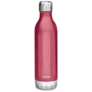 Milton Bliss 600 Thermosteel Hot and Cold Water Bottle, 500 mL (Red) - Red