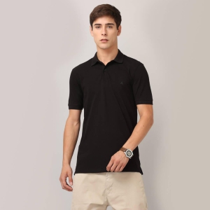 Polo T-Shirts - Black-M