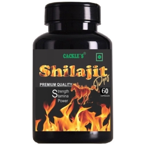 Cackle's Shilajit Gold Pro Capsule, Pack of 60 Capsule