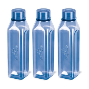 Milton Prime 1000 Pet Water Bottle, Set of 3, 1 Litre Each, Blue - Blue