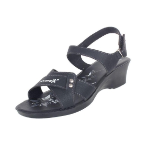 Aerowalk - Black Womens Sandal Heels - None