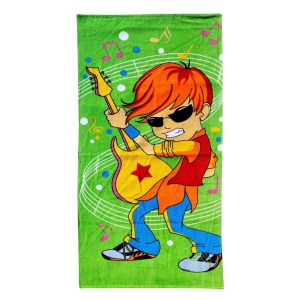 Mandhania Cotton Cartoon Printed Kids Bath Towels for Boys N Girls Pack of 1