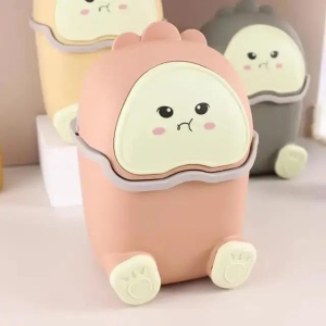 Small Cute Dustbin For Study Table for Mini Desk-Pack of 1
