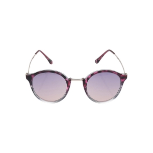 Pink Round Rimmed Sunglasses(C085PK6V)