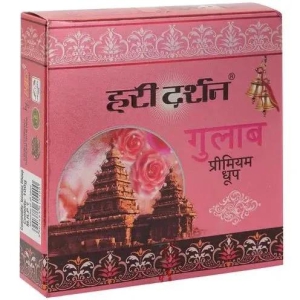 Hari Darshan TEMPLE ROSE Premium Dhoop Wet Dhoop Sticks (100 gms)