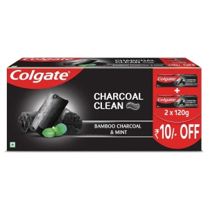 Colgate Charcoal Clean Bamboo & Mint Toothpaste 240 Gms