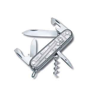 Victorinox Swiss Army Knife - Spartan - 12 Functions, Multi-utility Tool - Grey, 91 mm (1.3603.T7)