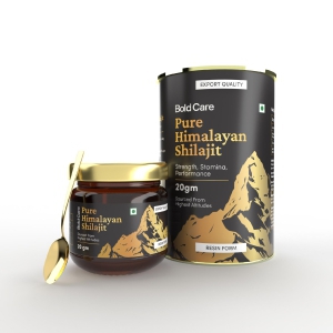 Bold Care Himalayan Shilajit Resin - Authentic, Pure & Premium Quality - 20g