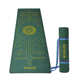 True Alignment Yoga Mat (6mm)-Midnight Blue