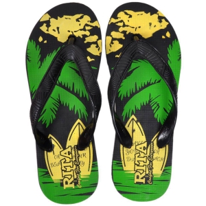 METAMORPH Black Flip Flops - None