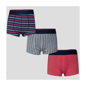 Ariel - Multicolor Cotton Boys Trunks ( Pack of 3 ) - None