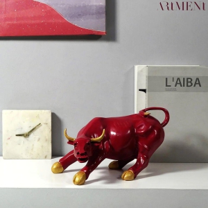 Surreal Charging Bull Red (Matte Finish)