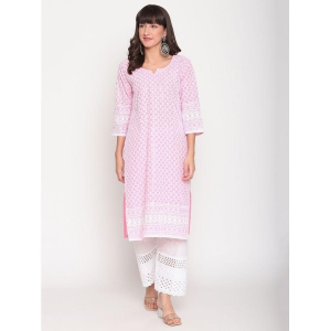 queenley-pink-cotton-womens-straight-kurti-pack-of-1-4xl