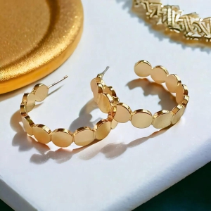 Dream Hoop Statement Earrings - Buy Any 5 for Rs. 500