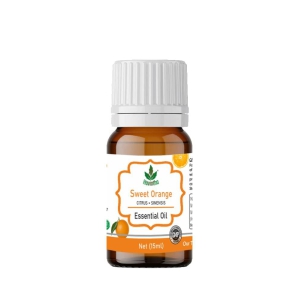 Havintha Orange Essential Oil for Fresh Mood, Dandruff and Acne Solution | 100% Organic - 15 ml.