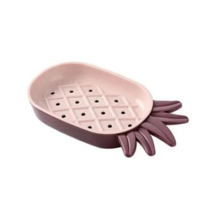 Soap Dish Pineapple-Shaped-Pink