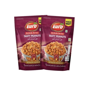 EURO Tasty Peanuts Namkeen 350GM | Authentic Taste, Traditional Recipe | Indian Snacks