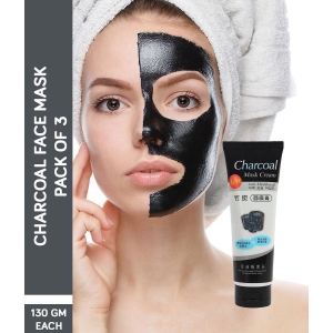 Charcoal Face Mask Anti Blackhead 390g- Pack of 3 (130g Each)