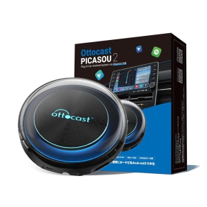 Ottocast Picasou 2 Car Play AI Box Stream Video, Car Play & Android Auto Wireless Adapter