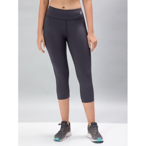 Technosport Charcoal Polyester Solid Tights - Single - None