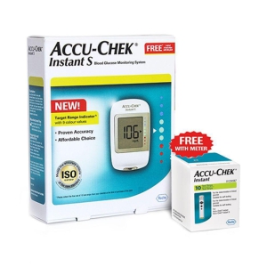 Accu-Chek Instant S Blood Glucose Monitoring System with 10 Strips