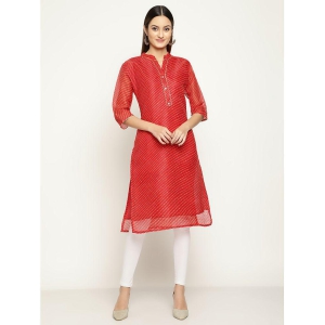 queenley-red-silk-womens-straight-kurti-pack-of-1-none